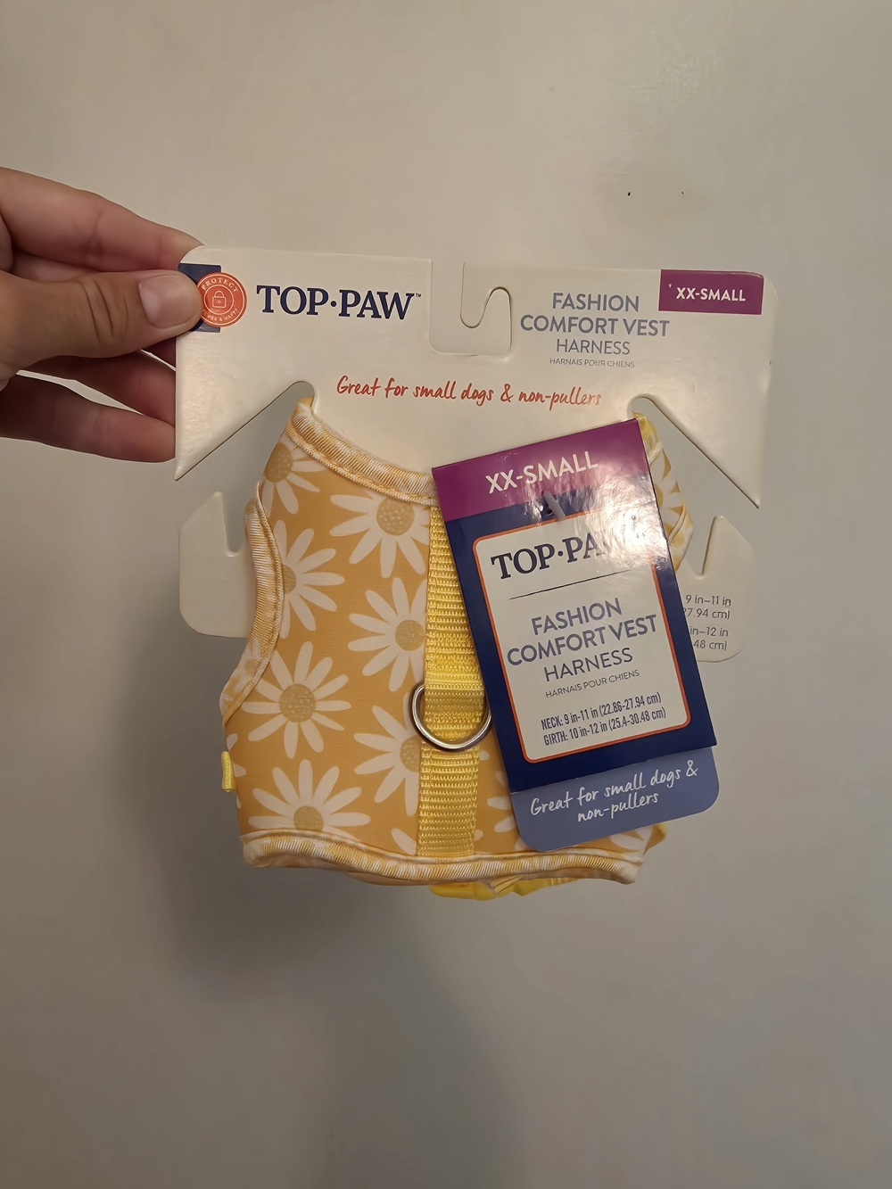 Top Paw Yellow Daisy Fashion Comfort Vest Harness